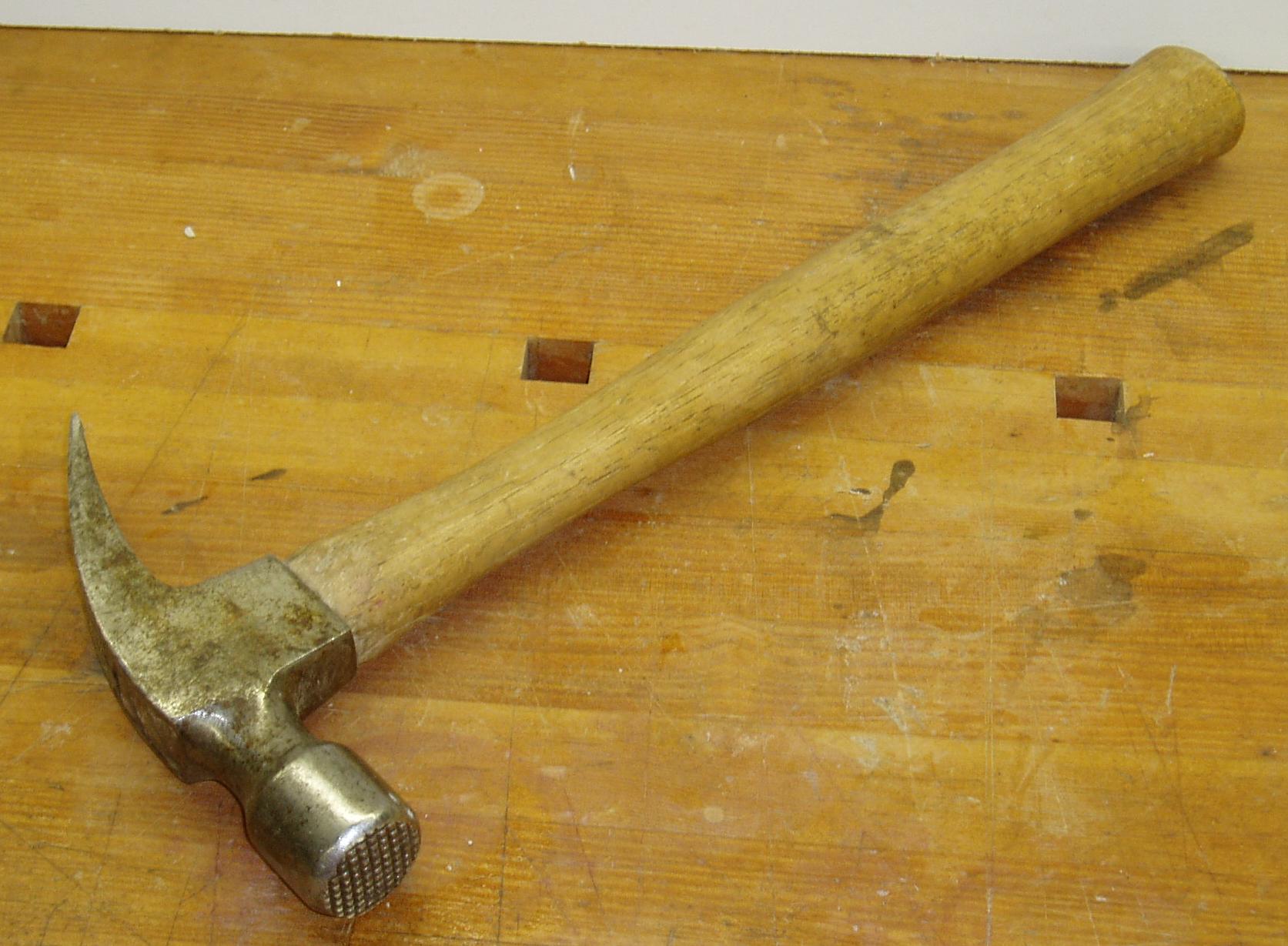 Framing hammer — illustrating Claw Hammer vs Framing Hammer: What’s the Difference?