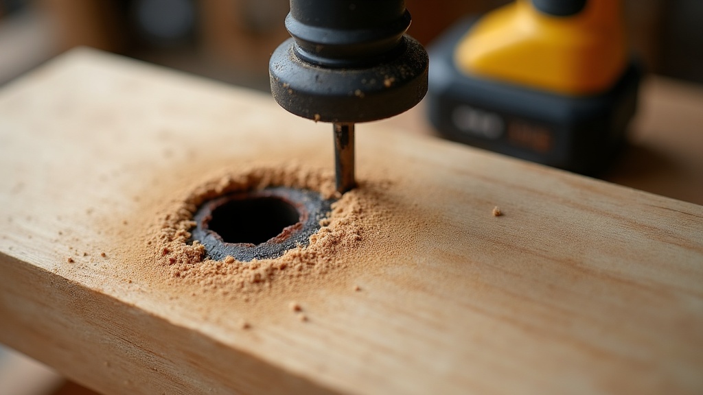 Comparison of a burnt hole and a clean hole showing the effect of wrong variable speed choice — illustrating What Does Variable Speed Change on a Power Tool?