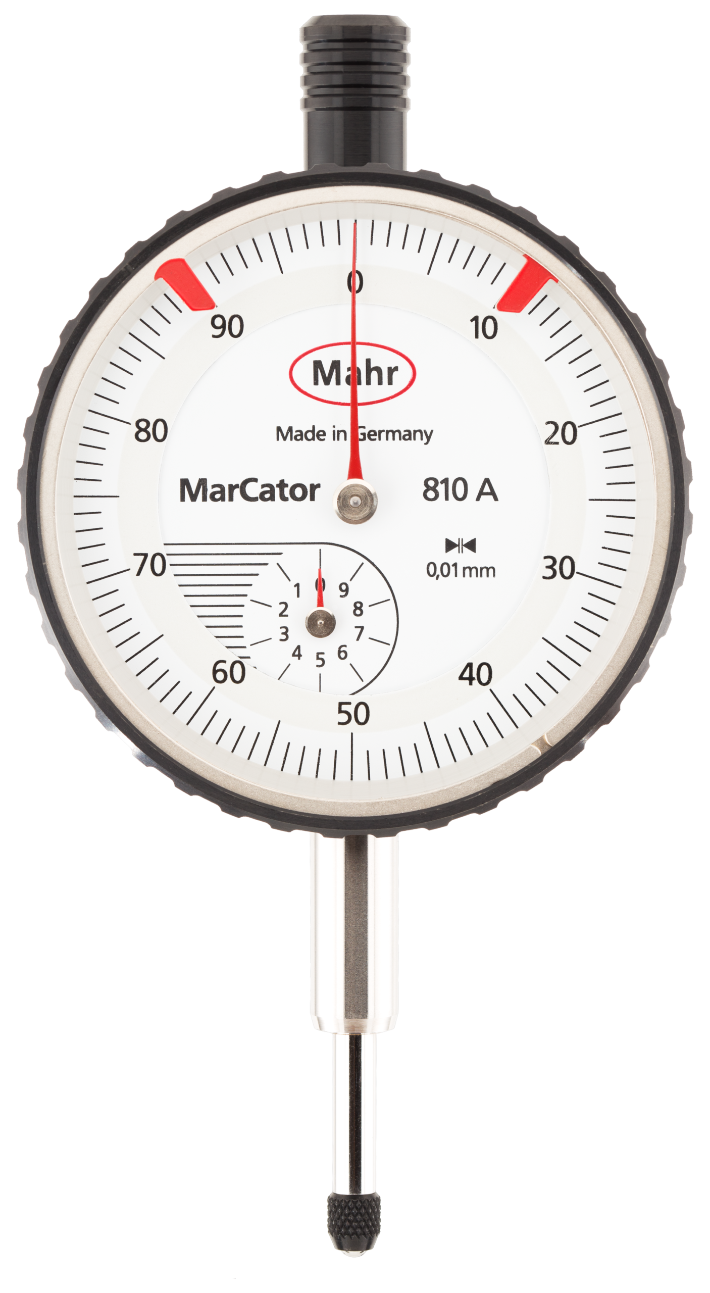 Mahr MarCator 810 A dial indicator.png — illustrating What Is a Dial Indicator Used For? A Plain Guide