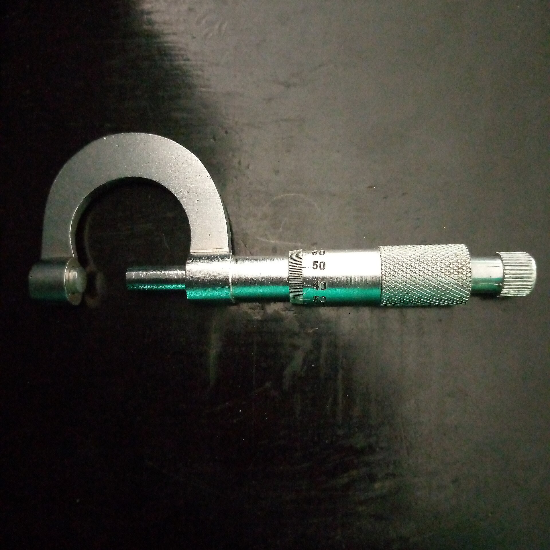 A Micrometer Screw guage.jpg — illustrating What Is a Micrometer Measuring That a Caliper Cannot?