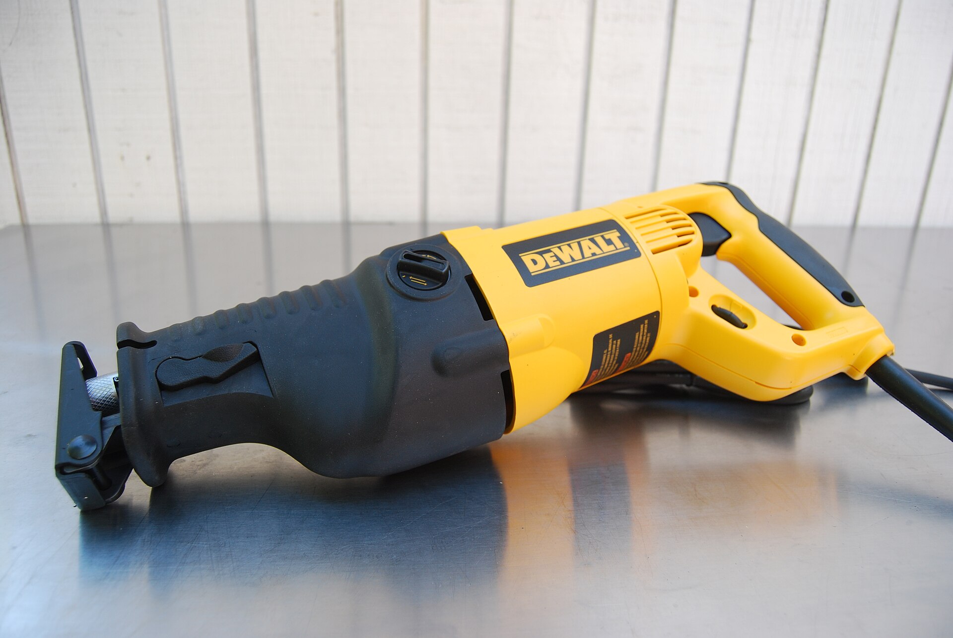 DeWalt Reciprocating Saw (5073128275).jpg — illustrating What Is a Reciprocating Saw For? A Plain Guide