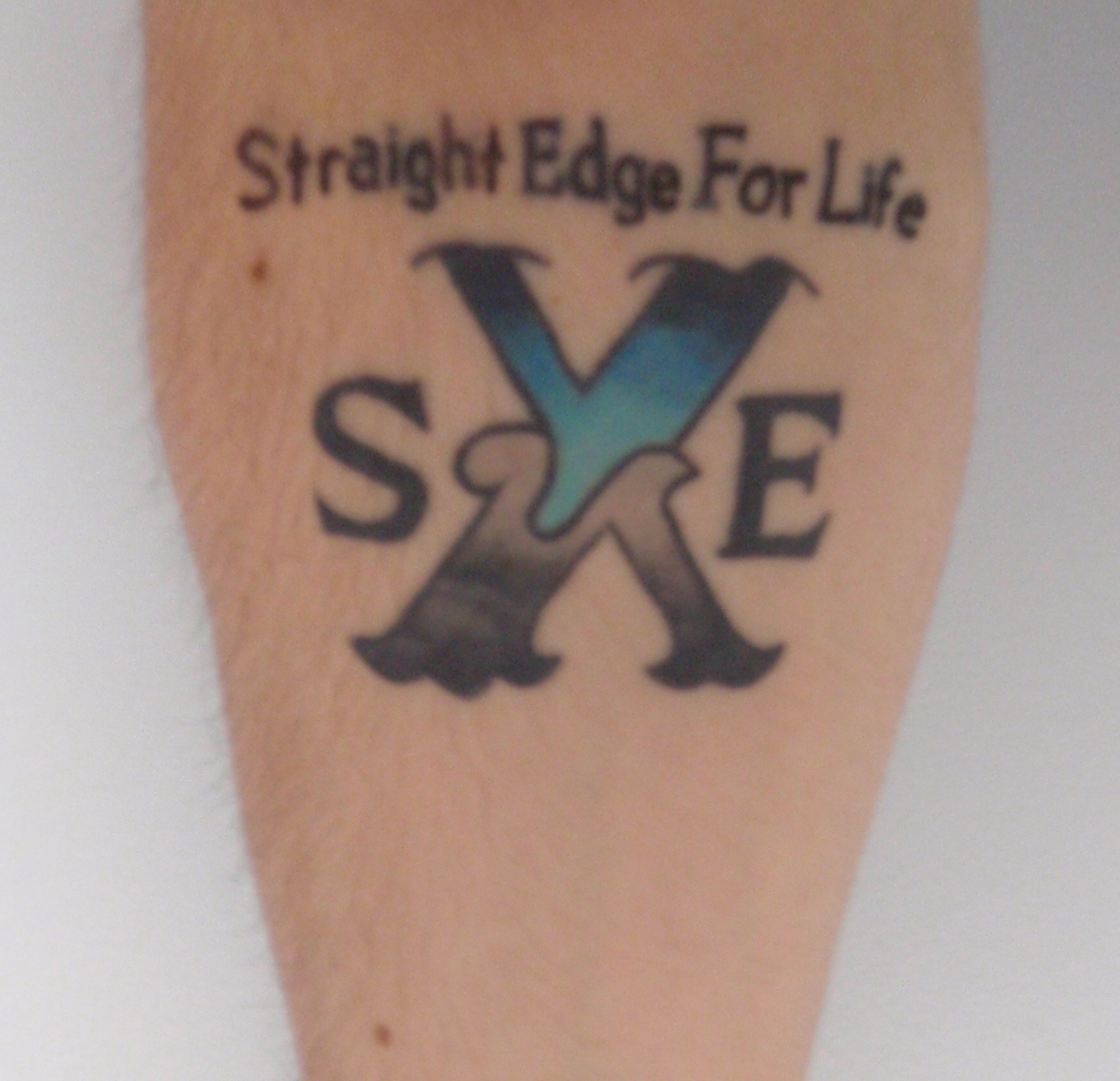 Straight Edge Tattoo cropped.JPG — illustrating What Is a Straight Edge and Why a Level Isn’t One