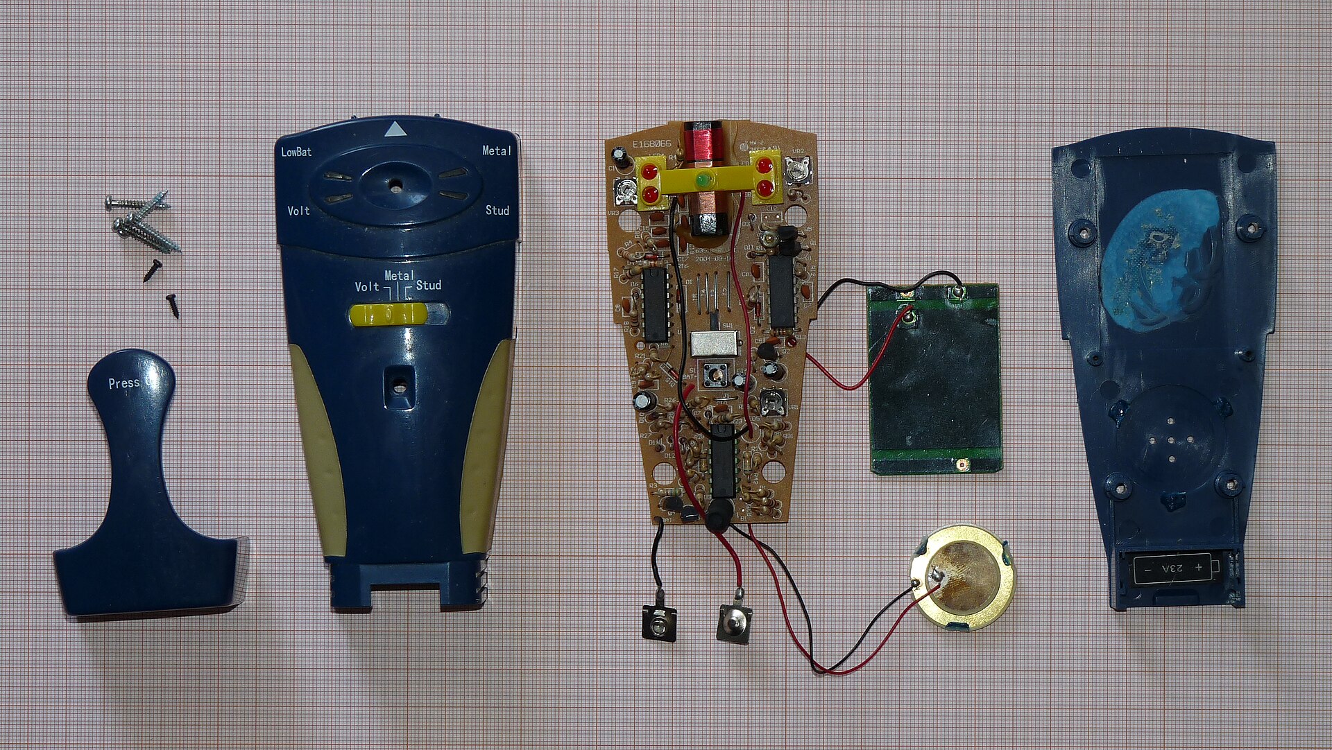 Cheapest electronic stud finder.JPG — illustrating What Is a Stud Finder Actually Detecting?
